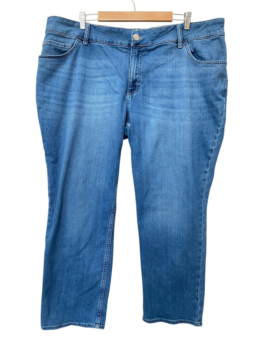 Lee Jeans size 24WP Regular Fit Straight Leg Mid Rise 24W Petite 24